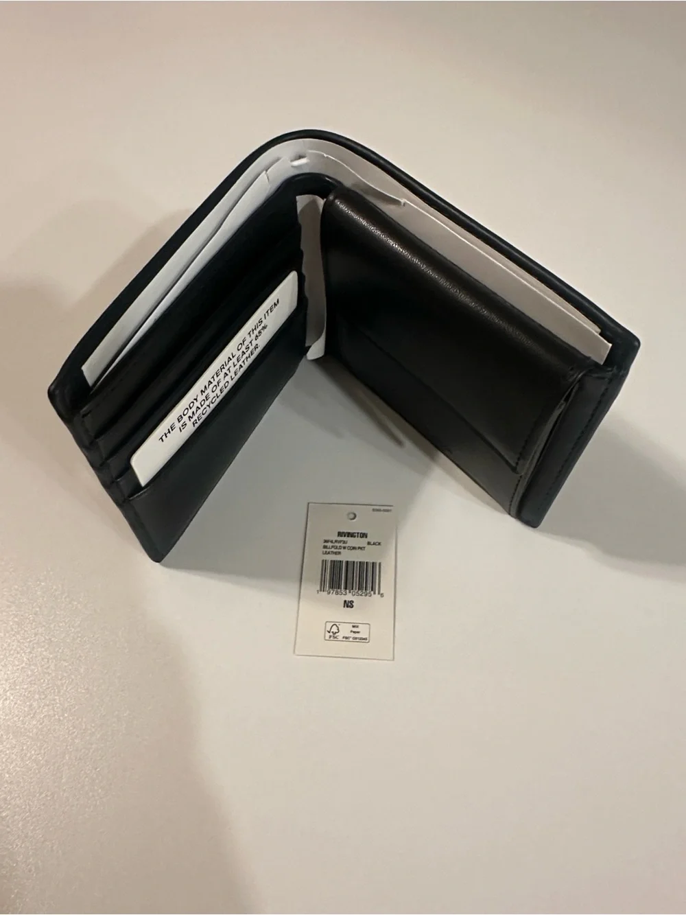 Michael Kors Black Saffiano Leather Men's Wallet with MK Logo